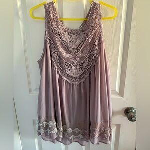 Chic Soul Boho Tank Top Women’s size XL